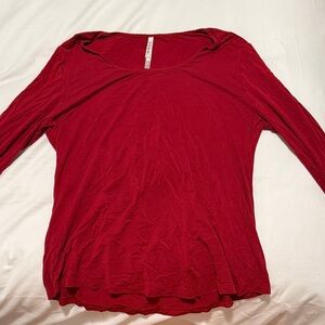 Red Soma Women's Cool Nights Long Sleeve Sleep Top